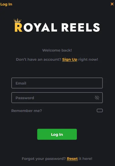 Royal Reels 6 Login Royal Reels 6 Login